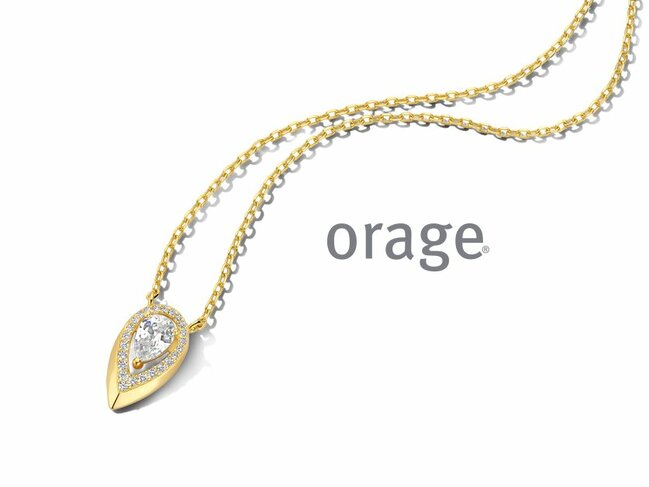 Orage | Collier | Plaqué Or | Oxyde de Zirconium | BB008 Orage | Collier | Plaqué Or | Oxyde de Zirconium | BB008