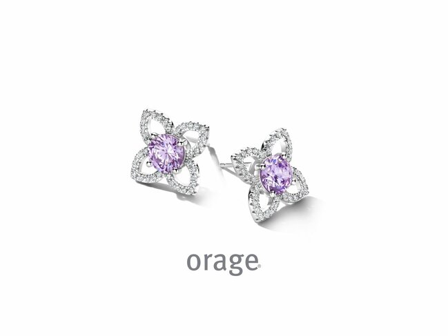 Orage | Boucles d'Oreilles | Argent | Oxyde de Zirconium | BB030 Orage | Boucles d'Oreilles | Argent | Oxyde de Zirconium | BB030