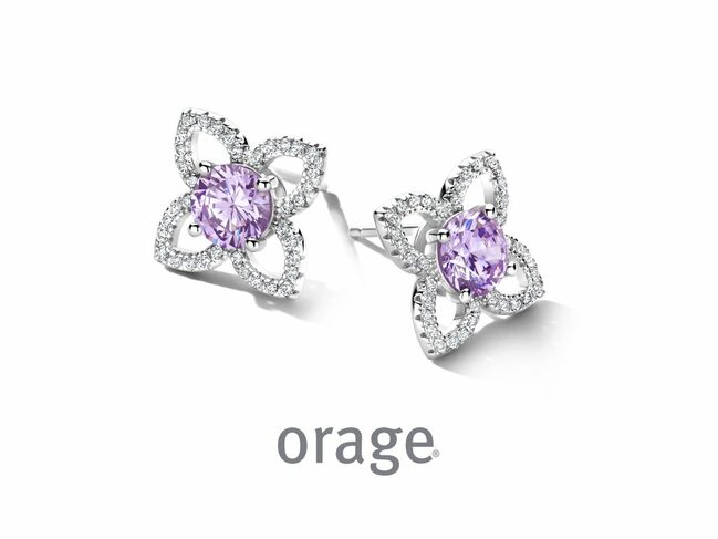 Orage | Boucles d'Oreilles | Argent | Oxyde de Zirconium | BB030 Orage | Boucles d'Oreilles | Argent | Oxyde de Zirconium | BB030