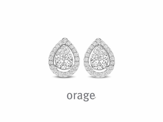 Orage | Boucles d'Oreilles | Argent | Oxyde de Zirconium | BB085 Orage | Boucles d'Oreilles | Argent | Oxyde de Zirconium | BB085
