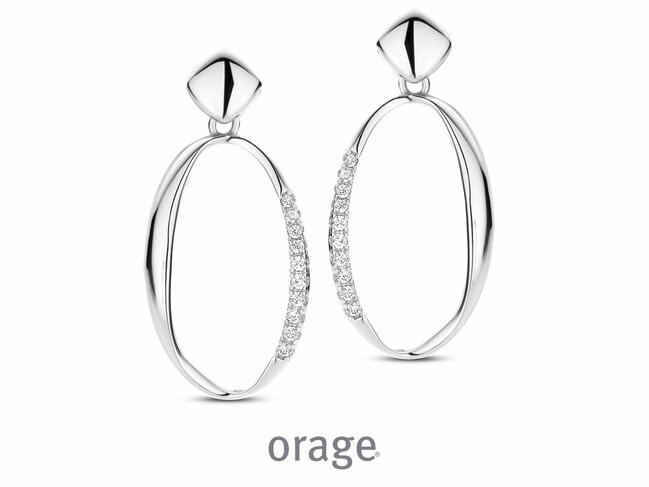 Orage | Boucles d'Oreilles | Argent | Oxyde de Zirconium | BB137 Orage | Boucles d'Oreilles | Argent | Oxyde de Zirconium | BB137
