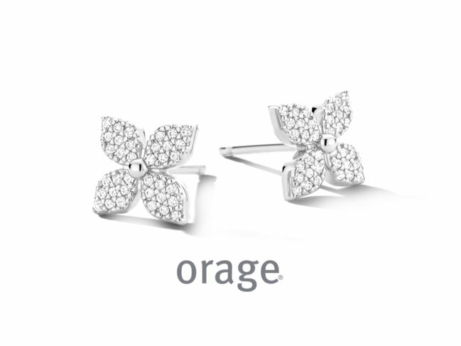 Orage | Boucles d'Oreilles | Argent | Oxyde de Zirconium | BB175 Orage | Boucles d'Oreilles | Argent | Oxyde de Zirconium | BB175
