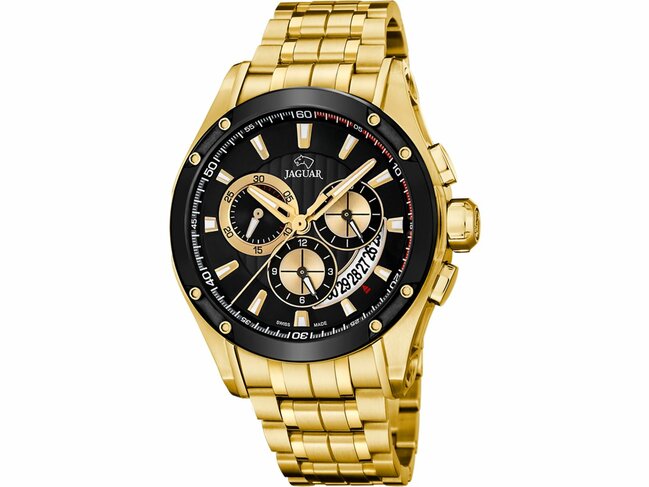 Jaguar | Homme | Quartz | Swiss Made | Edition Spéciale | Doré | 45mm | J1036/1 Jaguar | Homme | Quartz | Swiss Made | Edition Spéciale | Doré | 45mm | J1036/1