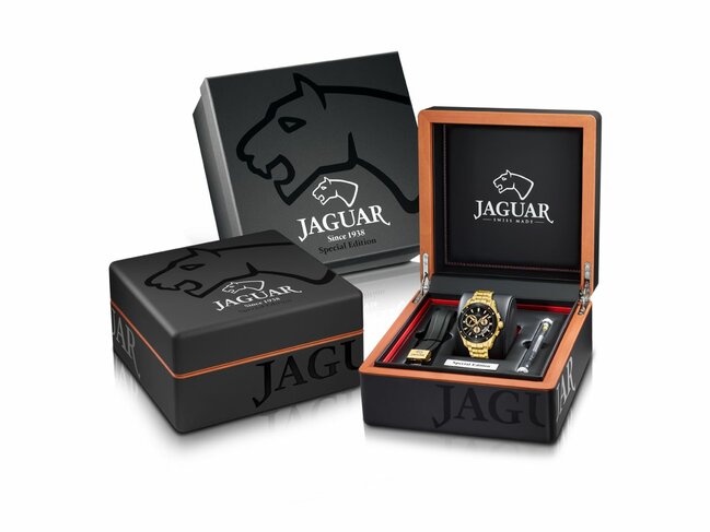 Jaguar | Homme | Quartz | Swiss Made | Edition Spéciale | Doré | 45mm | J1036/1 Jaguar | Homme | Quartz | Swiss Made | Edition Spéciale | Doré | 45mm | J1036/1