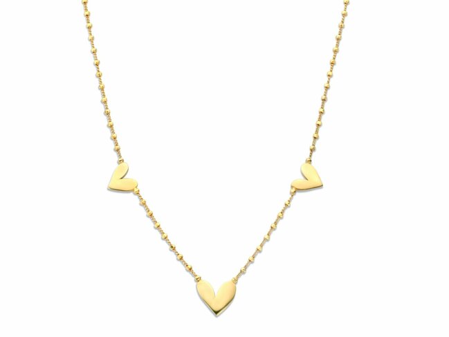 Naiomy Silver | Collier | Plaqué Or | Coeur | N5Q57 Naiomy Silver | Collier | Plaqué Or | Coeur | N5Q57