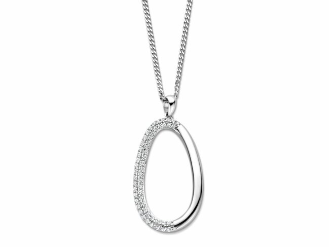 Naiomy Silver | Collier | Argent | Oxyde de Zirconium | N5K62 Naiomy Silver | Collier | Argent | Oxyde de Zirconium | N5K62