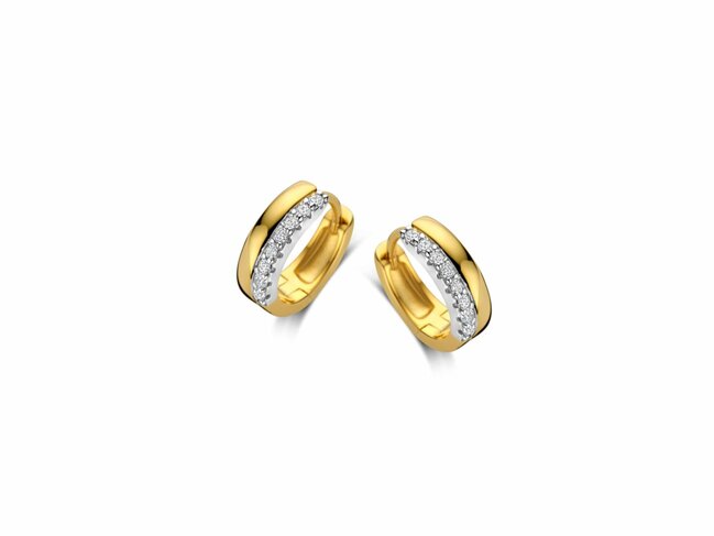 Naiomy Silver | Créoles | Argent | Plaqué Or | Oxyde de Zirconium | N5M63 Naiomy Silver | Créoles | Argent | Plaqué Or | Oxyde de Zirconium | N5M63