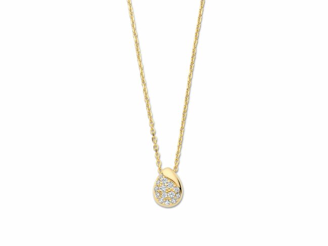 Naiomy Silver | Collier | Plaqué Or | Oxyde de Zirconium | N5M58 Naiomy Silver | Collier | Plaqué Or | Oxyde de Zirconium | N5M58