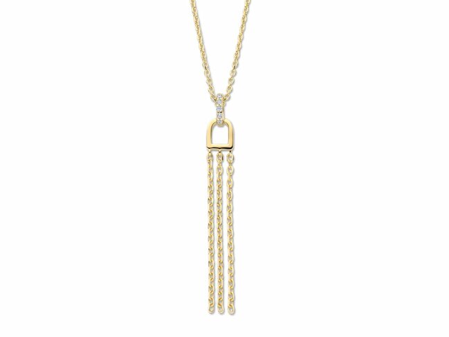 Naiomy Silver | Collier | Plaqué Or | Oxyde de Zirconium | N5Q54 Naiomy Silver | Collier | Plaqué Or | Oxyde de Zirconium | N5Q54