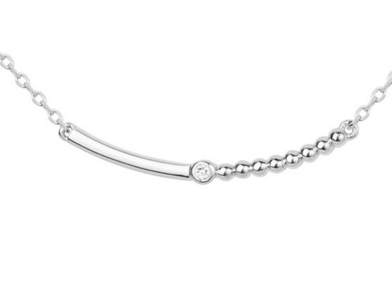 La Garçonne Diamant | Collier | Argent | Diamant 0.015ct | 20700009 La Garçonne Diamant | Collier | Argent | Diamant 0.015ct | 20700009