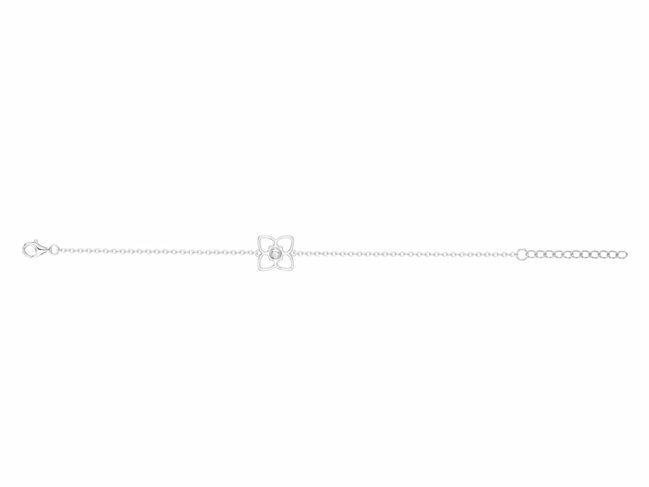 La Garçonne Diamant | Bracelet | Argent | Diamant 0.015ct | 20300048