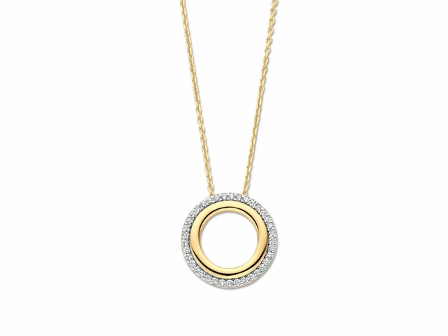 Naiomy Silver | Collier | Plaqué Or | Oxyde de Zirconium | N5M62 Naiomy Silver | Collier | Plaqué Or | Oxyde de Zirconium | N5M62