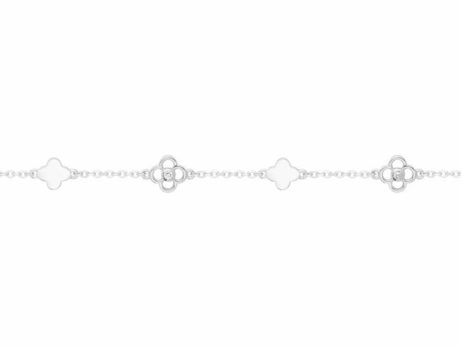 La Garçonne Diamant | Bracelet | Argent | Diamant 0.015ct | 20300049
