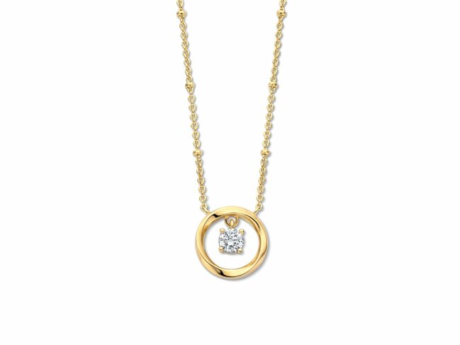 Naiomy Silver | Collier | Plaqué Or | Oxyde de Zirconium | N5N65 Naiomy Silver | Collier | Plaqué Or | Oxyde de Zirconium | N5N65