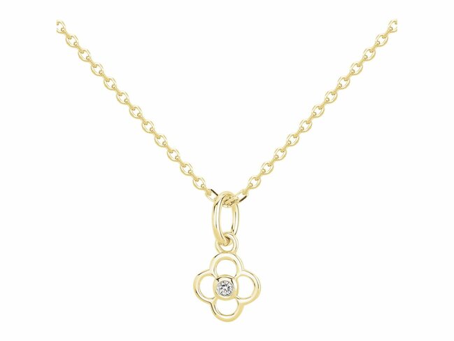 La Garçonne Diamant | Collier | Plaqué Or | Diamant 0.015ct | 26700072 La Garçonne Diamant | Collier | Plaqué Or | Diamant 0.015ct | 26700072