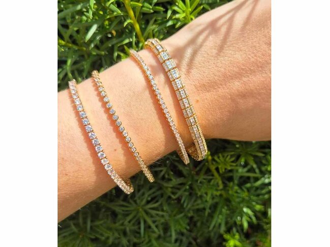 Loumya Silver | Bracelet | Plaqué Or | Oxyde de Zirconium | 76300335