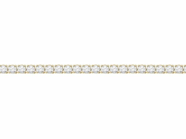 Loumya Silver | Bracelet | Plaqué Or | Oxyde de Zirconium | 2.2mm | 76300336