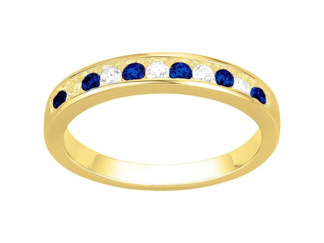 Loumya Silver | Bague | Plaqué Or | Oxyde de Zirconium | Spinelle Synthétique | 76100305