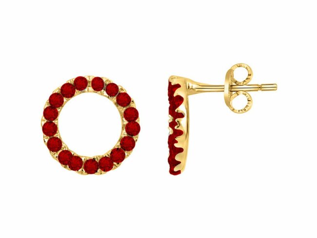 Loumya Silver | Boucles d'Oreilles | Plaqué Or | Oxyde de Zirconium | 76400410