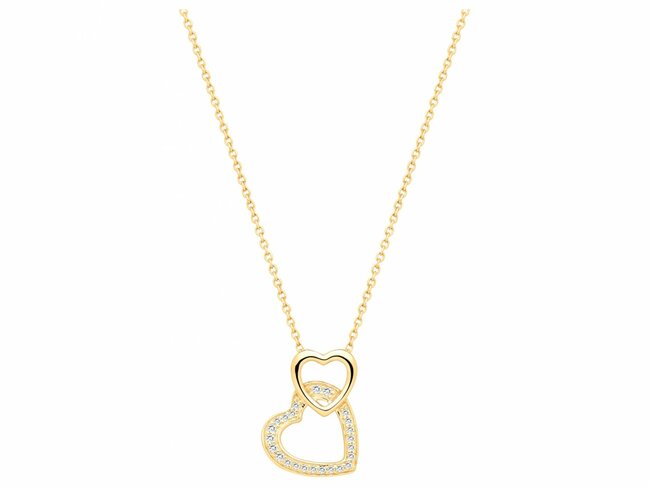 Loumya Silver | Collier | Plaqué Or | Oxyde de Zirconium | Coeur | 76700021 Loumya Silver | Collier | Plaqué Or | Oxyde de Zirconium | Coeur | 76700021