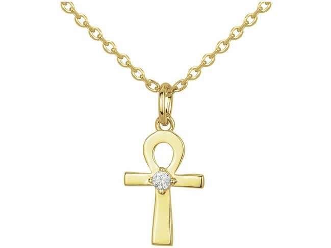 Loumya Silver | Collier | Plaqué Or | Oxyde de Zirconium | Croix | 76700366 Loumya Silver | Collier | Plaqué Or | Oxyde de Zirconium | Croix | 76700366