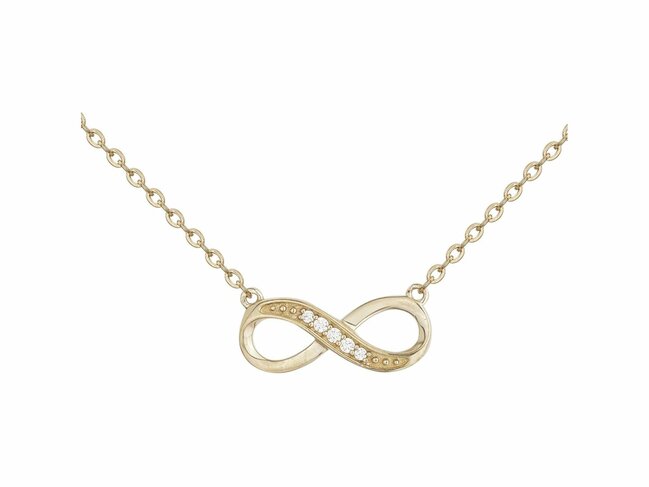 Loumya Silver | Collier | Plaqué Or | Oxyde de Zirconium | Infini | 76700406 Loumya Silver | Collier | Plaqué Or | Oxyde de Zirconium | Infini | 76700406