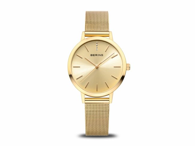 Bering | Femme | Quartz | Classique | Milanais Doré | 13434-333 Bering | Femme | Quartz | Classique | Milanais Doré | 13434-333