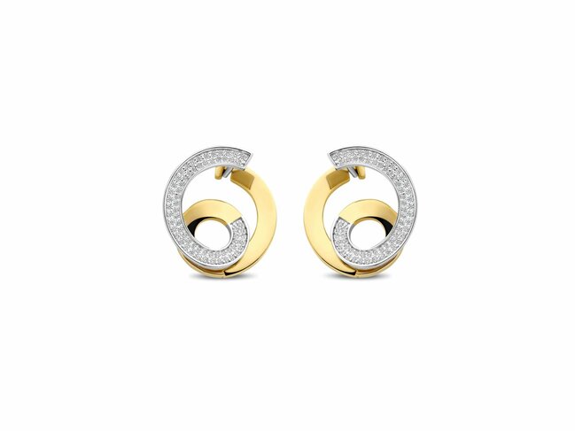 Ti Sento | Boucles d'Oreilles | Plaqué Or | Oxyde de Zirconium | 78040ZY Ti Sento | Boucles d'Oreilles | Plaqué Or | Oxyde de Zirconium | 78040ZY