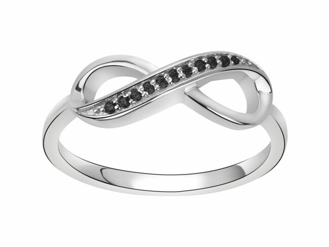 Loumya Silver | Bague | Argent | Oxyde de Zirconium | Noir | 70100994 Loumya Silver | Bague | Argent | Oxyde de Zirconium | Noir | 70100994
