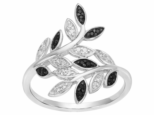 Loumya Silver | Bague | Argent | Oxyde de Zirconium | Noir | 70100373 Loumya Silver | Bague | Argent | Oxyde de Zirconium | Noir | 70100373