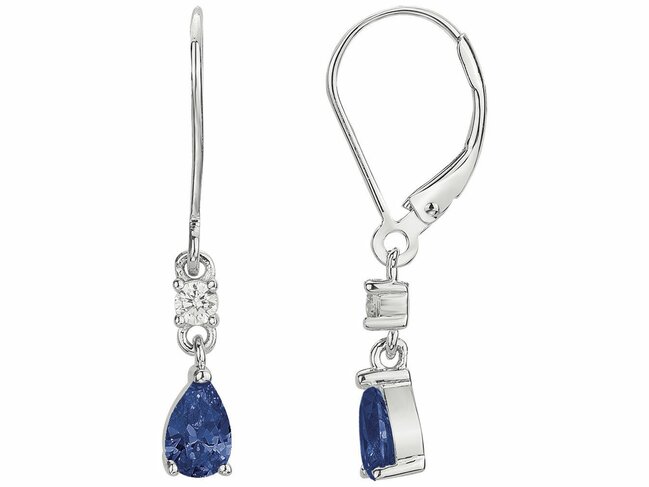 Loumya Silver | Boucles d'Oreilles | Argent | Oxyde de Zirconium | Bleu | 70400760 Loumya Silver | Boucles d'Oreilles | Argent | Oxyde de Zirconium | Bleu | 70400760