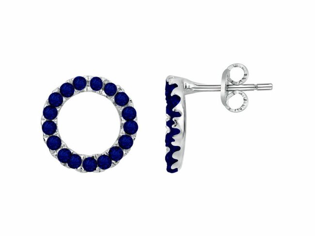Loumya Silver | Boucles d'Oreilles | Argent | Oxyde de Zirconium | Bleu | 70400784 Loumya Silver | Boucles d'Oreilles | Argent | Oxyde de Zirconium | Bleu | 70400784
