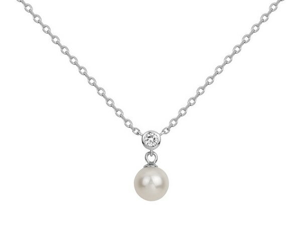 Loumya Silver | Collier | Argent | Oxyde de Zirconium | Perle d'Eau Douce | 70700699 Loumya Silver | Collier | Argent | Oxyde de Zirconium | Perle d'Eau Douce | 70700699