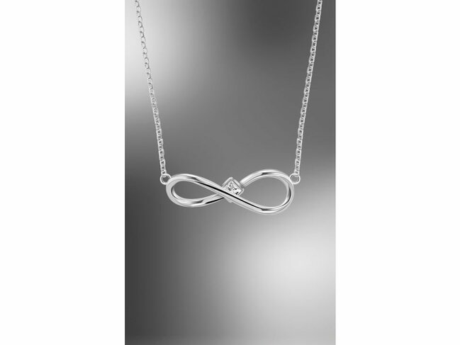 Lotus Silver | Collier | Argent | Oxyde de Zirconium | Infini | LP3674-1/1