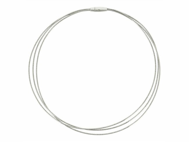 Pesavento | Collier | Argent | 3 Câbles | WDNAG466