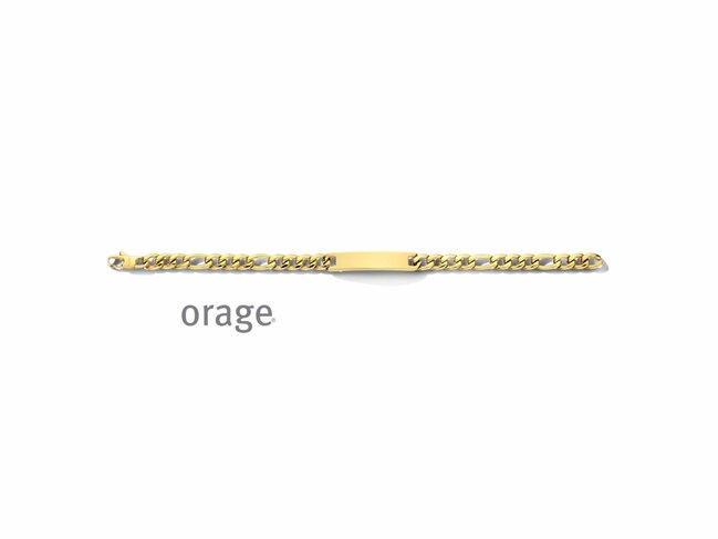 Orage | Bracelet | Acier Doré | Personnalisable | BB102