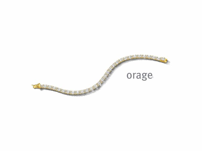 Orage | Bracelet | Plaqué Or | Oxyde de Zirconium | BB013