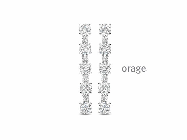 Orage | Boucles d'Oreilles | Argent | Oxyde de Zirconium | BB024