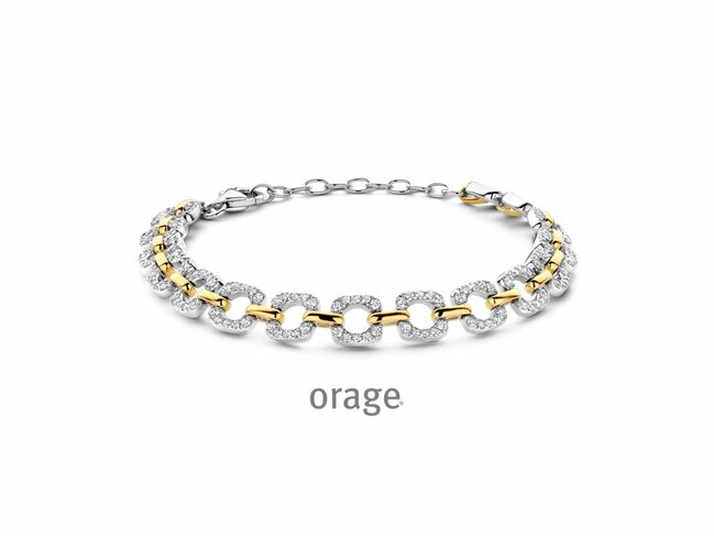 Orage | Bracelet | Agent | Plaqué Or | Oxyde de Zirconium | BB054
