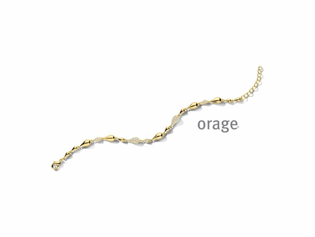 Orage | Bracelet | Plaqué Or | Oxyde de Zirconium | BB066