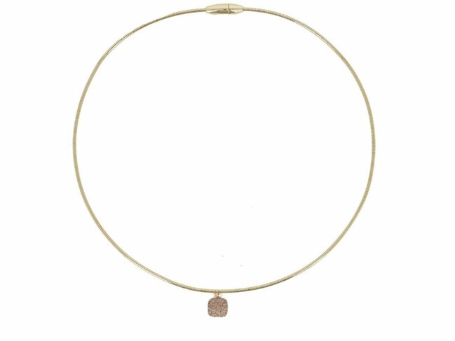 Pesavento | Collier | Plaqué Or | Polvere Jaune |WPSCG165