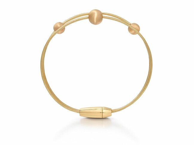 Pesavento | Bracelet | Plaqué Or | 3 Câbles | WDNAB701