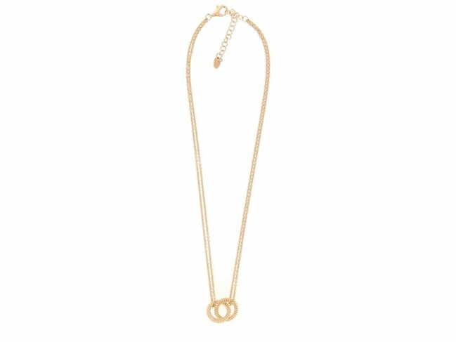 Loumya Silver | Collier | Pixel | Plaqué Or | WPXLE184