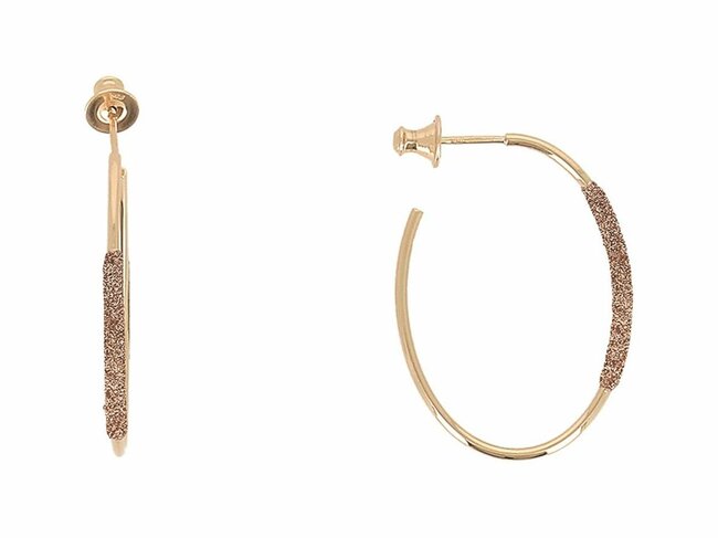 Pesavento | Boucles d'Oreilles  | Plaqué Or | Polvere |WPSCO408