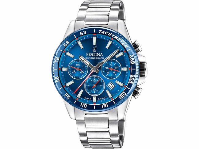Festina | Homme | Quartz | Chrono | Acier Inoxydable | 45mm | F20560/3