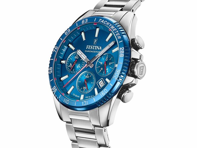 Festina | Homme | Quartz | Chrono | Acier Inoxydable | 45mm | F20560/3