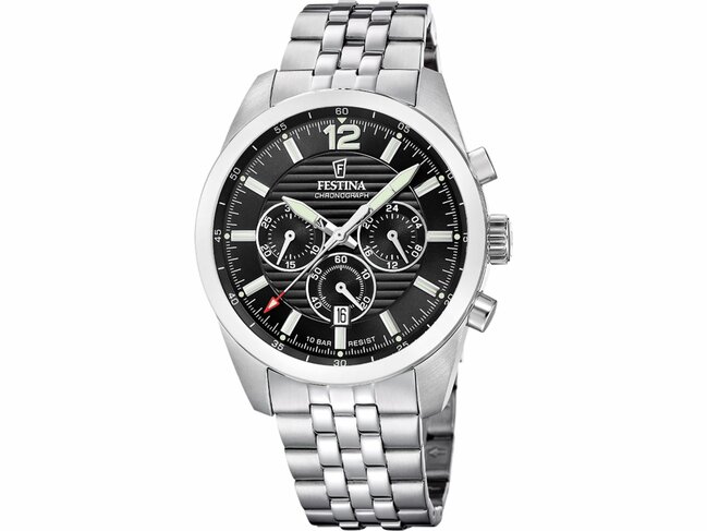 Festina | Homme | Quartz | Chrono | Acier Inoxydable | 43.8mm | F20742/3