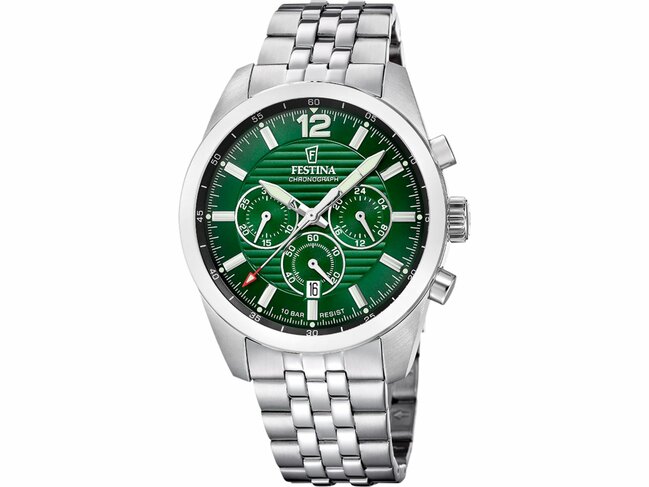 Festina | Homme | Quartz | Chrono | Acier Inoxydable | 43.8mm | F20742/5