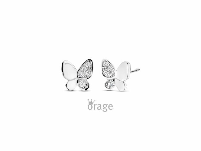 Orage | Boucles d'Oreilles | Argent | Oxyde de Zirconium | K2994