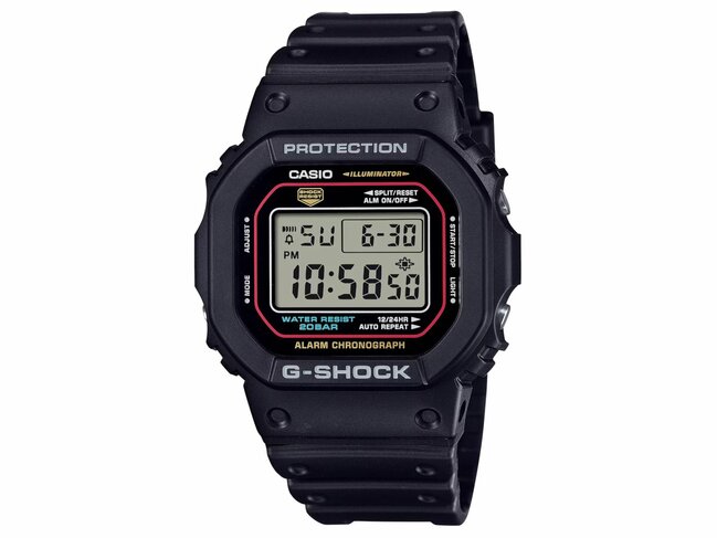 Casio | Homme | Quartz Digitale | G-Shock | 48.9x42.8mm | DW-5600RL-1ER